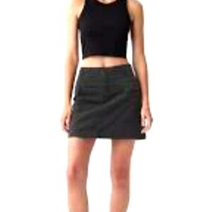 Gap Black Cargo Skirt